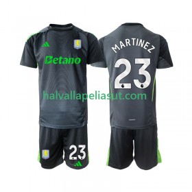Jalkapallo Pelipaidat/Peliasut Aston Villa Emiliano Martinez 23 Maalivahti Lasten Kotipaita 2025-2026 Lyhythihainen